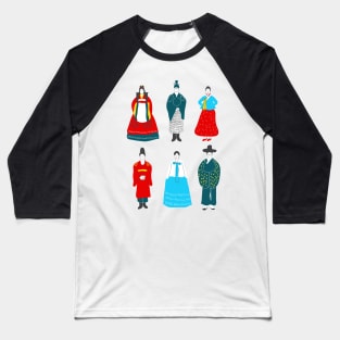 South Korea traditional hanbok clothes Baseball T-Shirt